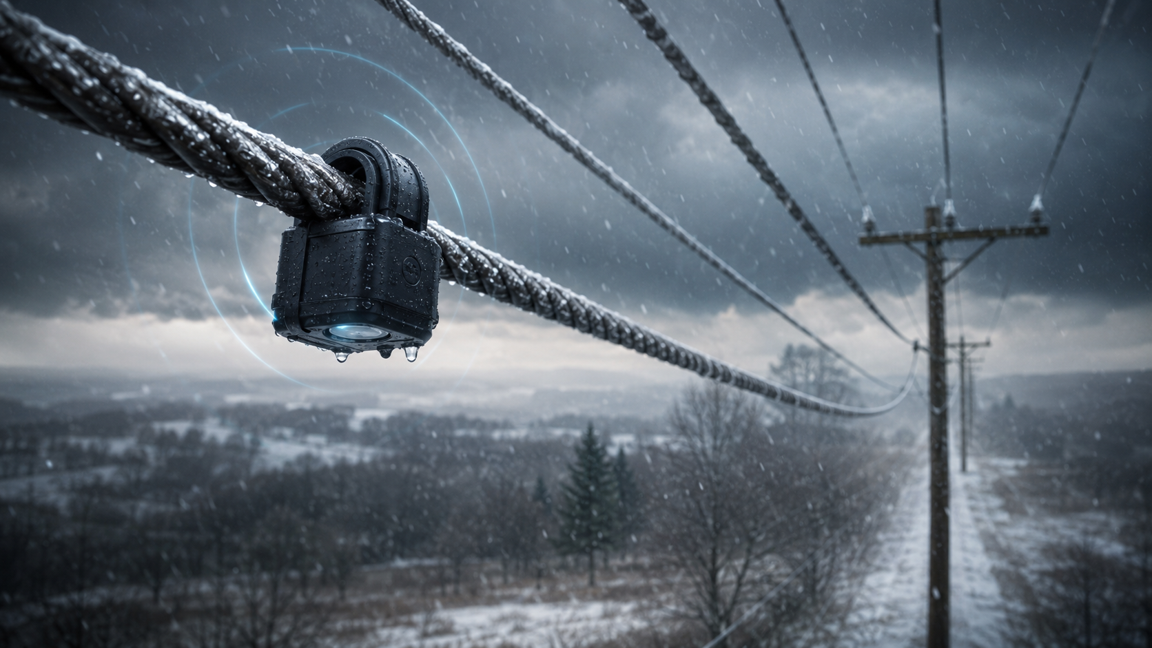 Overhead Line Monitoring in Harsh Weather Conditions